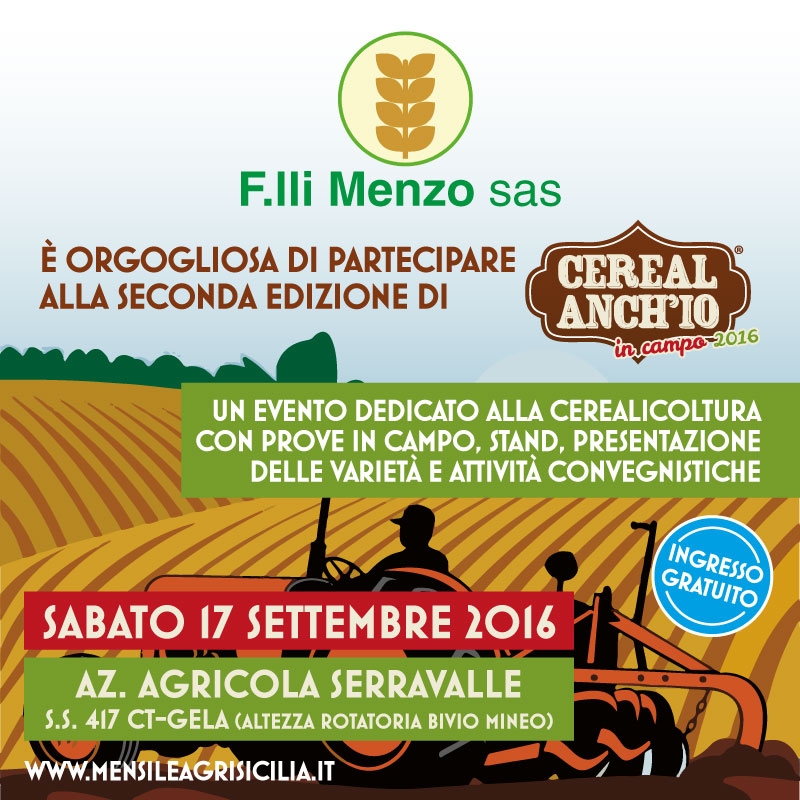 Cereal Anch&#039;io - in campo 2016